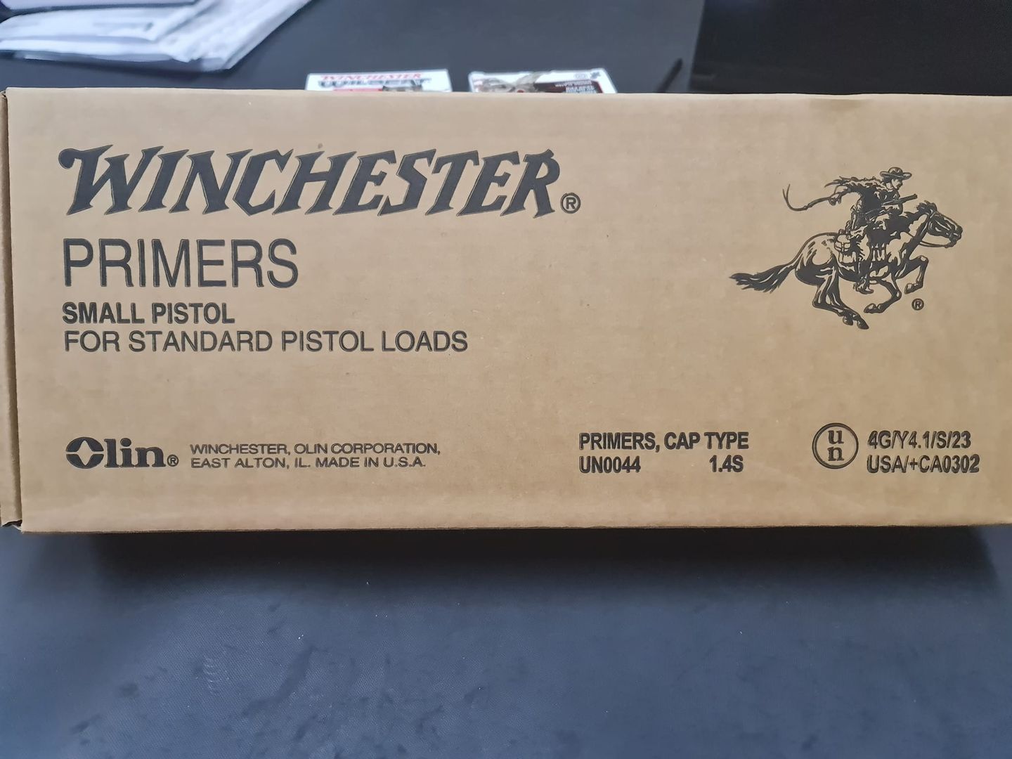 Winchester small pistol primers 